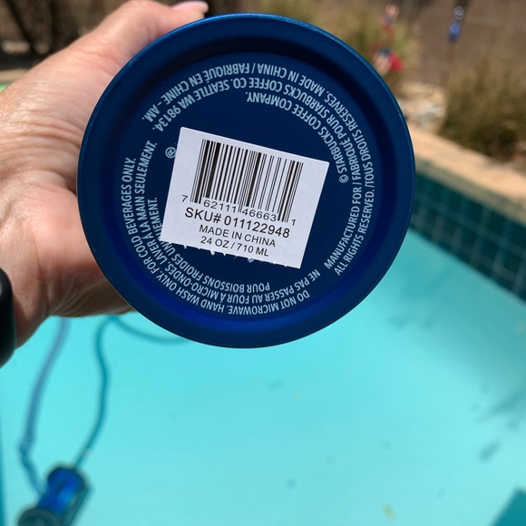 Starbucks Summer 2021 Blue 24oz tumbler - Picture 5 of 9